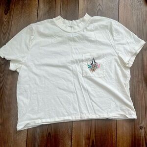 Volcom crop top Medium organic shirt